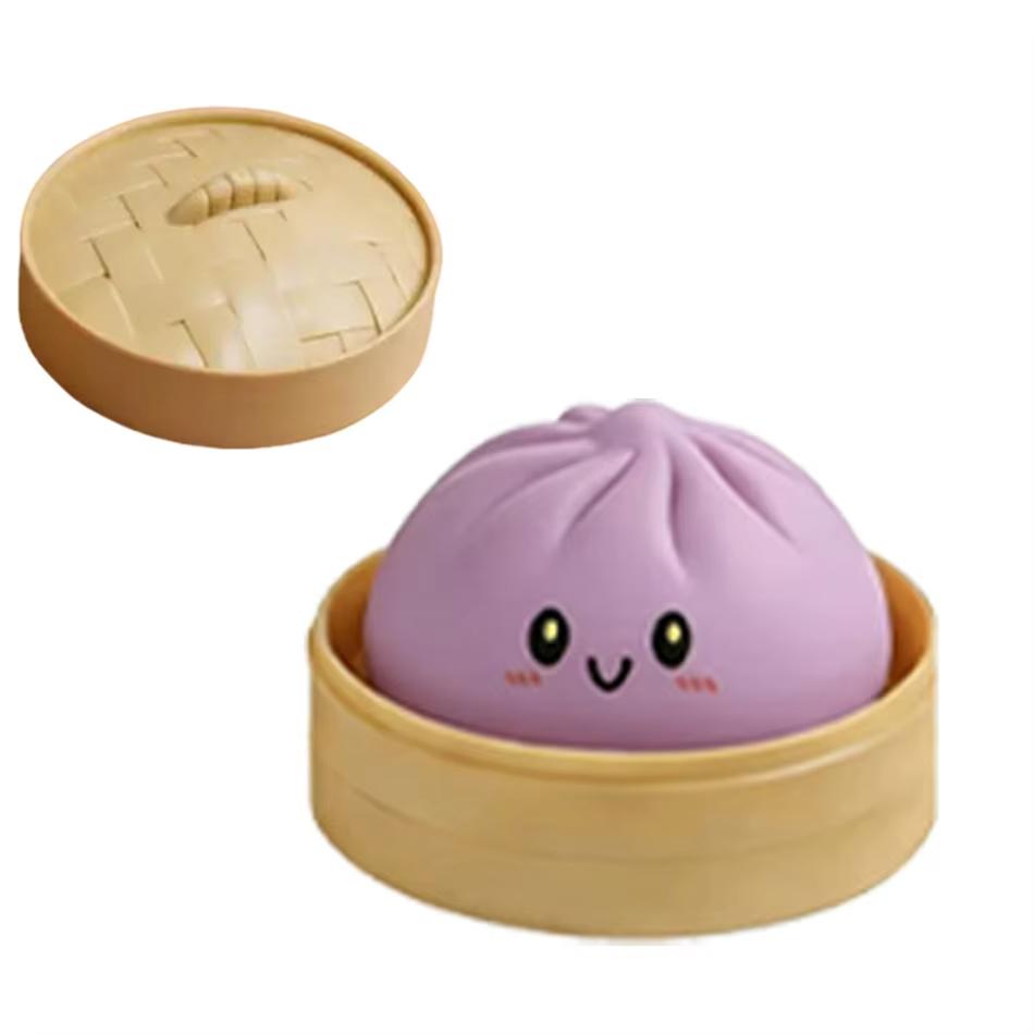 Dumpling-Shaped Pressure Anti-Stress Toy, Cute And Colorful, Slow Rising, For Children And Adults, Ant Gift