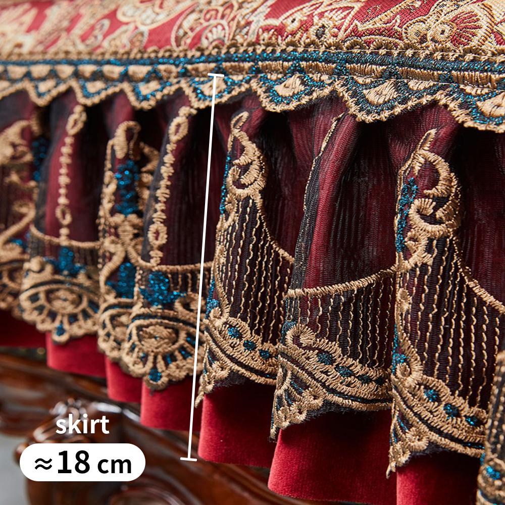 European Style Sofa Covers Luxury Solid Chenille Anti-slip Couch Cushion Living Room Sofa Armchair Towel Slipcover Home Decor