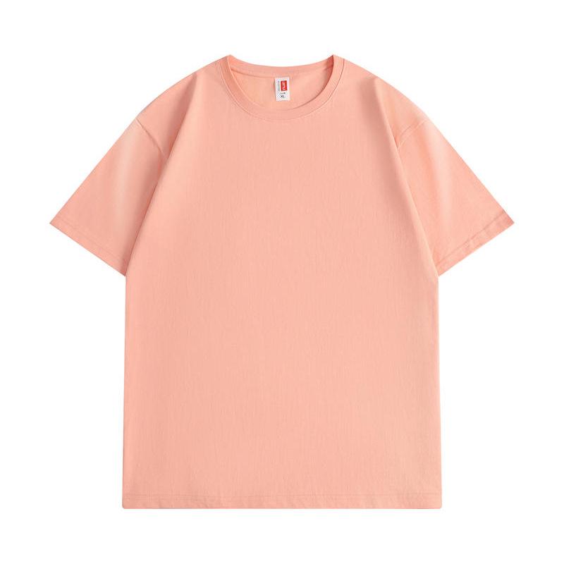 Summer Pure Cotton Custom T-shirt: Student Graduation, Parent-Child, Round Neck, Drop Shoulder Short Sleeve, Class Uniform Printing