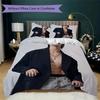 Bts Jungkook'S Bold Fashion Look Bedding 1 Duvet Cover 2 Pillowcase Without Core Without Core Christmas Birthday Gift Soft And Comfortable