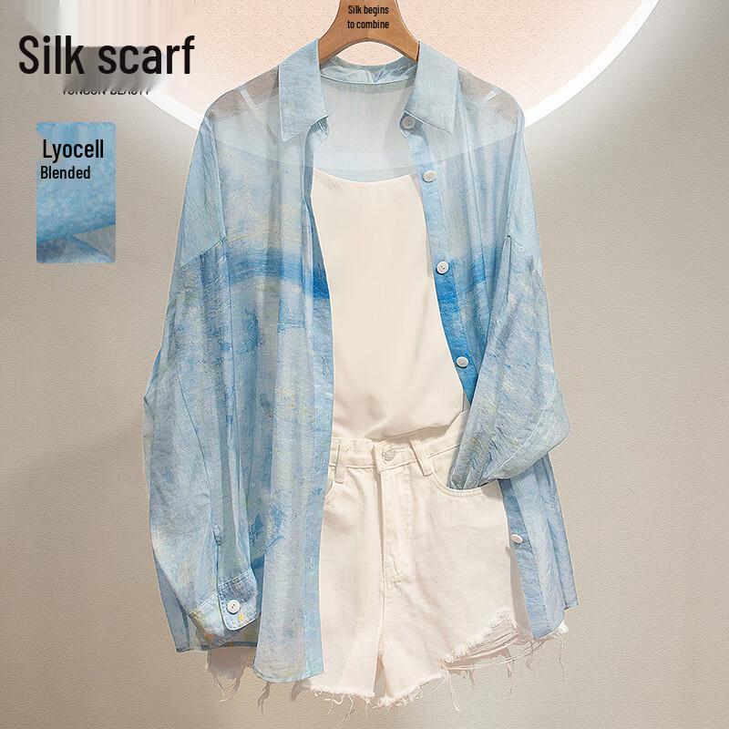 Women s 2026 Spring Relaxed Lapel Button-Up Shirt S