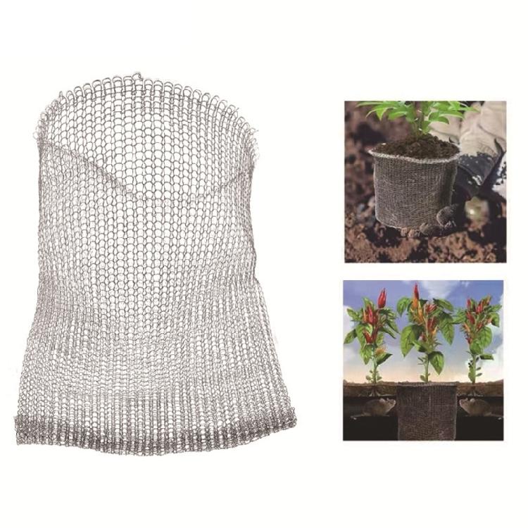 4pack Durability Metal Meshes Storage Bags Ventilated Rodents Proof Solution for Plant Care and Air Circulation