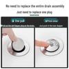 Zátka dřezu na zeleninu a kuchyňského dřezu - Zátka na vodu a těsnicí kryt s filtrem do dřezu