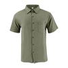 Men's Summer Linen Short Sleeve Shirt Casual Breathable Button Shirt Holiday Beach Summer Tops With Pockets