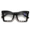 Fashion Reading Glasses for Women Men Large Frame Square Prescription Plus Diopters Unisex Oversized Anti-blue Presbyopia