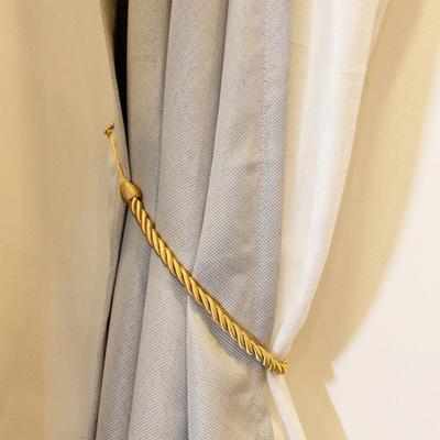 2Pcs Curtain Rope Buckle Large Rope Cotton Curtain Drape Tie Backs Holdbacks Tieback Home Decoration Curtain Accessory