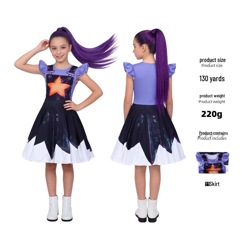 Bobi Time Lily Fledermausärmel Mädchen Cosplay Kleid