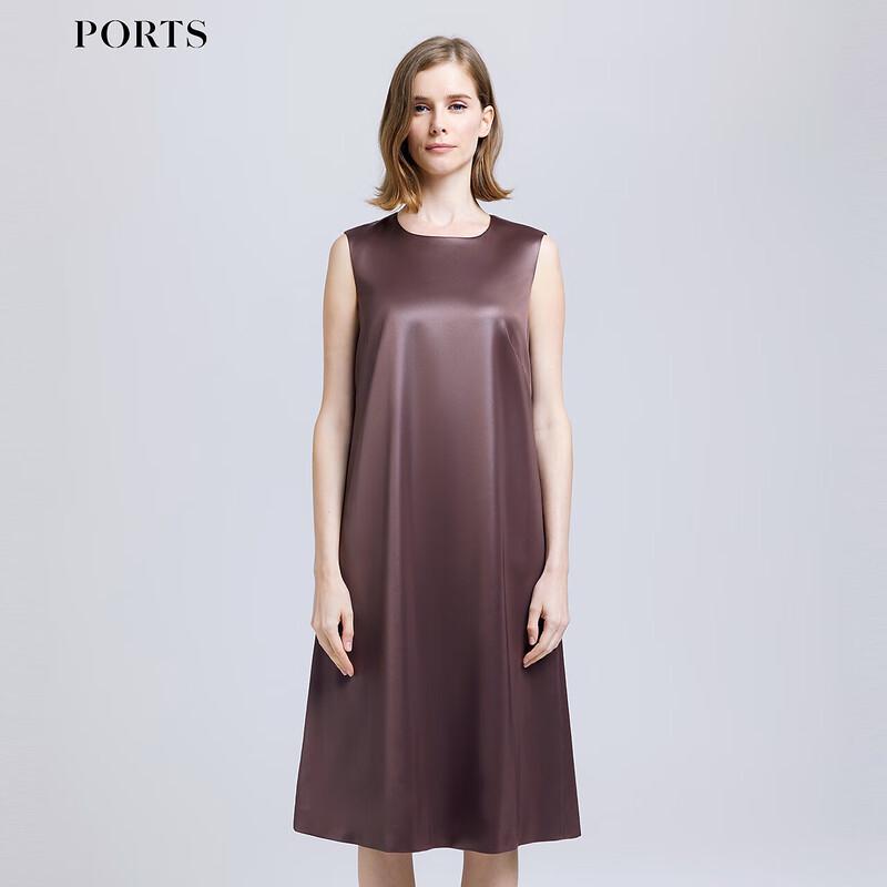 Ports Women's Glossy Sleeveless Midi Dress