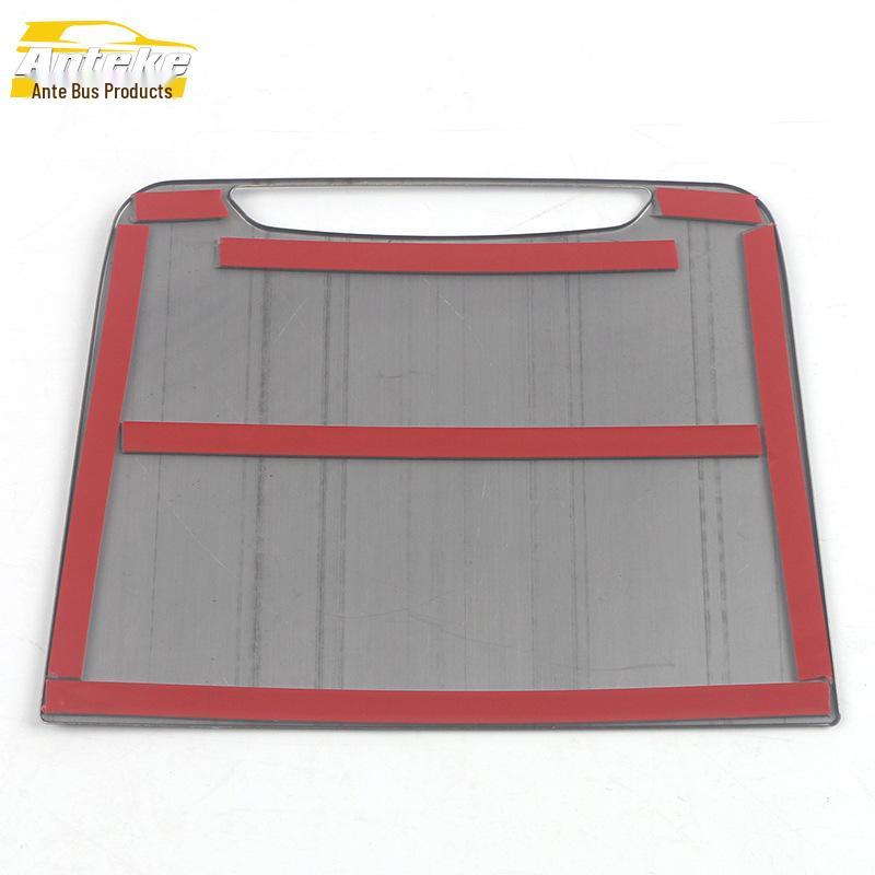 21 P5 Cigarette Lighter Stainless Steel Panel Sticker for Center Console Decorative Frame Car Accessory