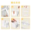SPACEKEEPER Kitchen Slim 13cm Gap with Storage Cups and for Small and with Easy for Next to 4 White Cart, Storage, Dividers, Multifunctional, Items,