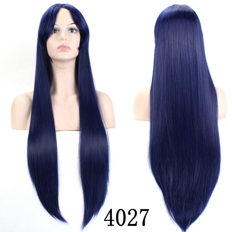 

JOY&BEAUTY 34 длинные прямые волосы 24 цвета черный блондин синий зеленый парик для косплея женский вечерние термостойкий синтетический