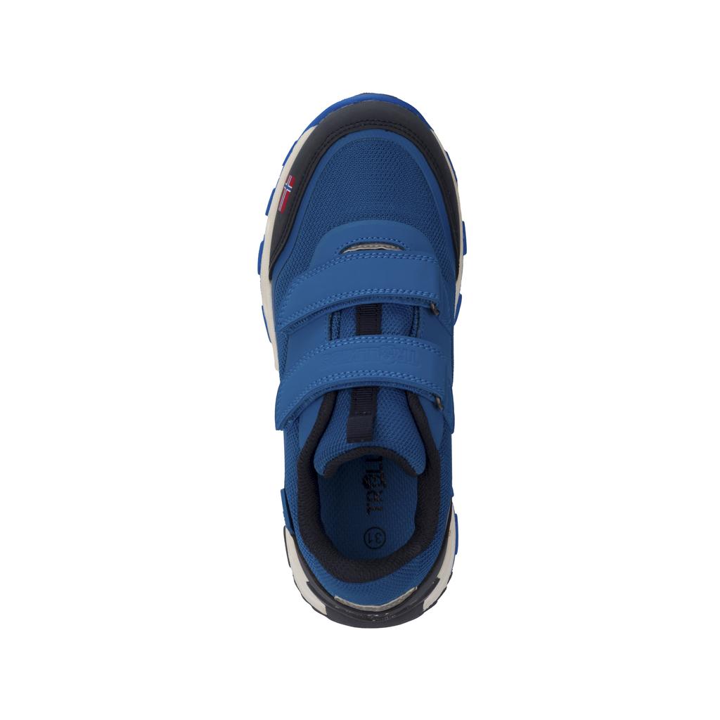 Waterdichte kindertrekkinglaarzen voor jongen/meisje Trollkids Kids Preikestolen Hiker medium blauw/marineblauw (269-108)