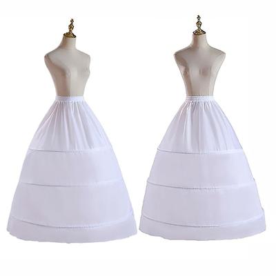 3-Hoops Petticoat White Underskirt New Ball Gown Petticoats