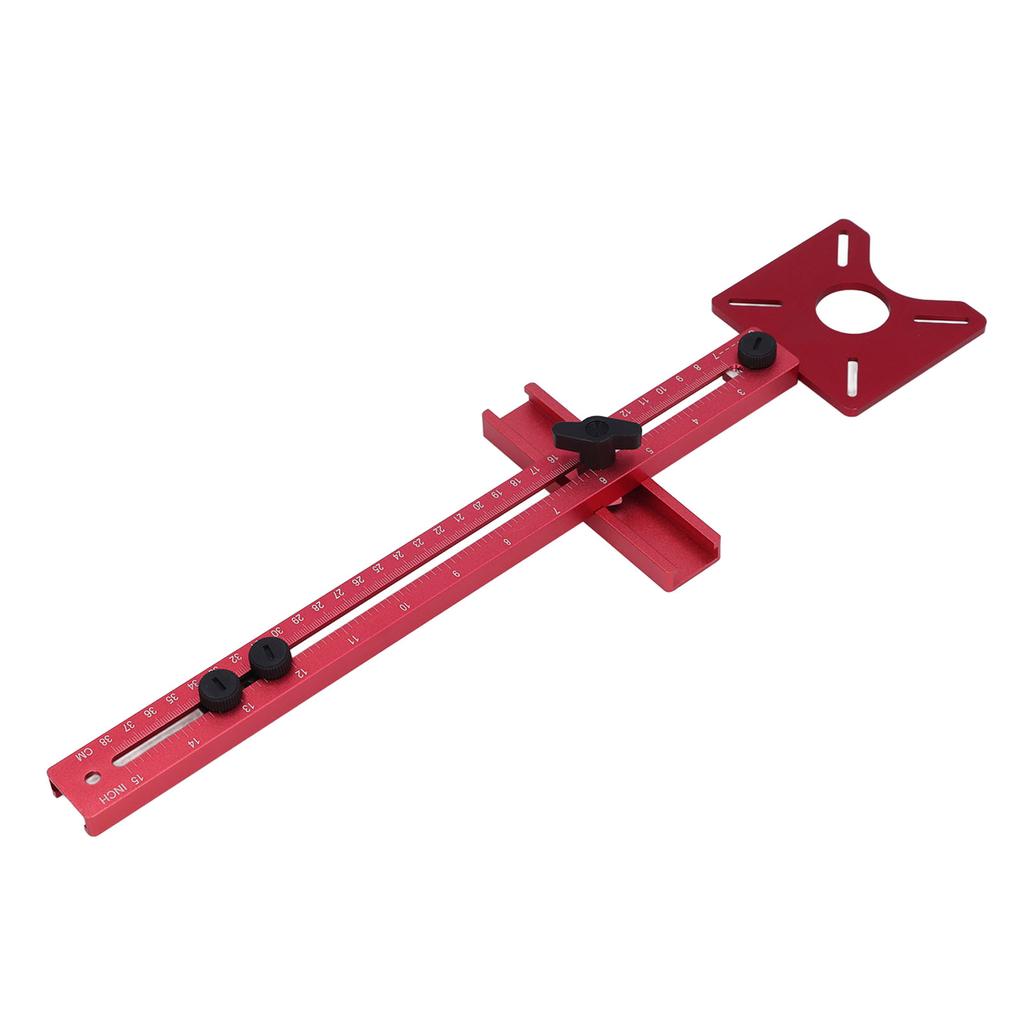 Wspornik do frezowania rowków 4 w 1 Regulowany cyrkiel frezarski Jig do cięcia okręgów Płyta odchylana do obróbki drewna