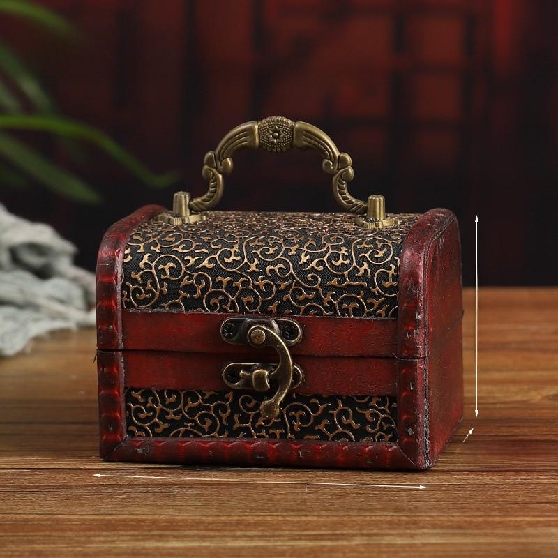 

Jewelry Box Vintage Storage Box For Home Office Decor And Gift Collection Dragon Pattern