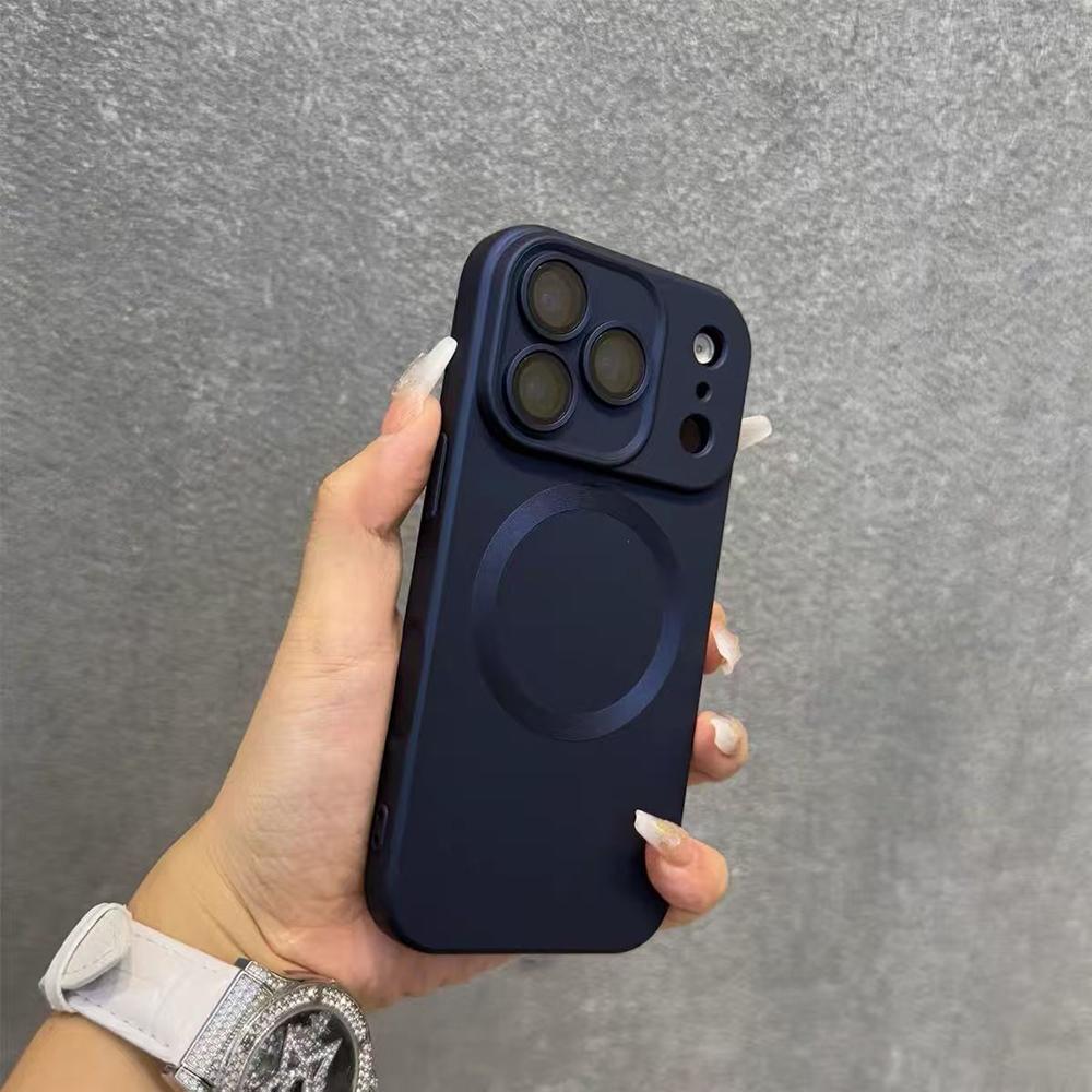 Matte For iPhone 17 16 Pro Max Case For Magsafe Magnetic Cases For iPhone 17 16 15 14 13 12 Pro Max Plus Air Soft Cover