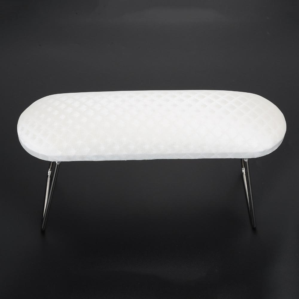 Striped Leather Nail Art Hand Pillow Foldable Stand Nail Rest Cushion Nail Arm Rest For Nail Techs