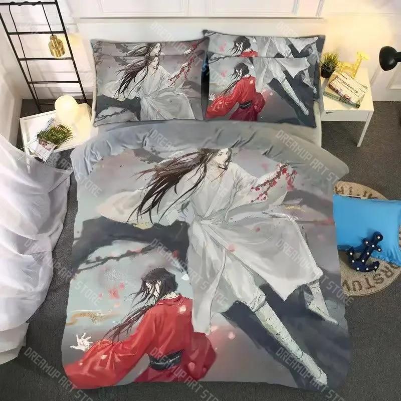 Heaven Official’s Blessing Bedding Set,Heaven Official’s Blessing Duvet Cover Comfortable Bed Single Double Bed Full Size Anime