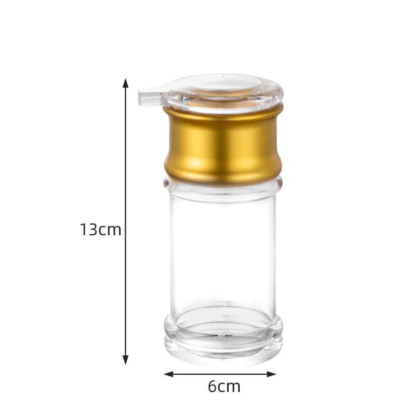 Clear Acrylic Seasoning Oil Bottle Portable Plastic Spice Jar Salt Shaker BBQ Pepper Dispenser Soy Vinegar Cruet Kitchen Tools