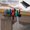 Wall-mounted Wrought Iron Tool Storage Rack for Screwdrivers, Hammers, and Pliers
