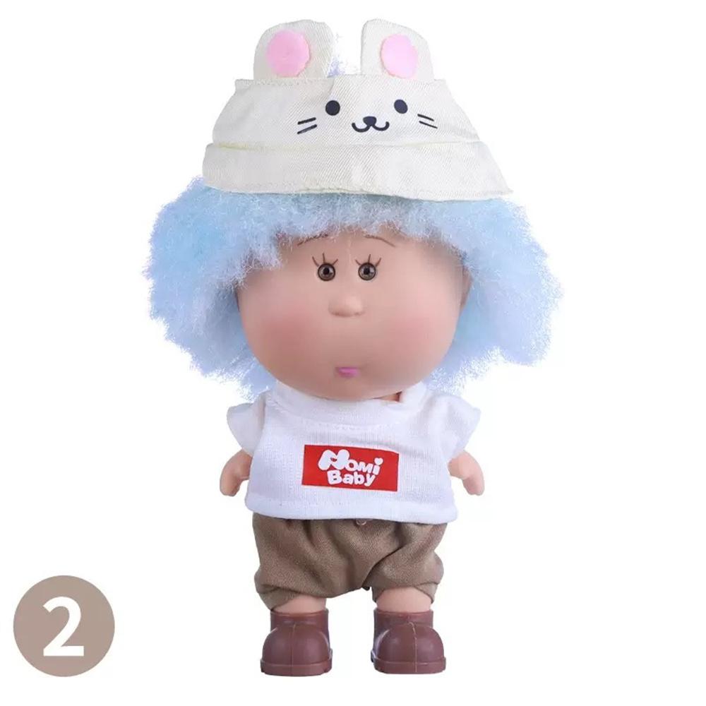 Latest 18Cm Bean Eye Cute Vinyl Doll For Kids Diy Companion Doll For Kids Good Gift Nice Decor Safe Use For Children