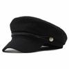 Hat Female Internet Celebrity Beret Summer Octagonal British Retro Cap Thin Casual Visor Tide