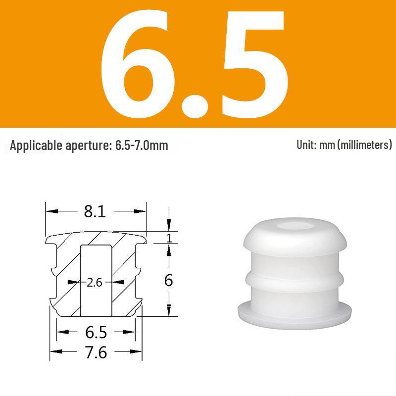 High-Temp Resistant Silicone Rubber Stopper with Card Slot Sealing Cap