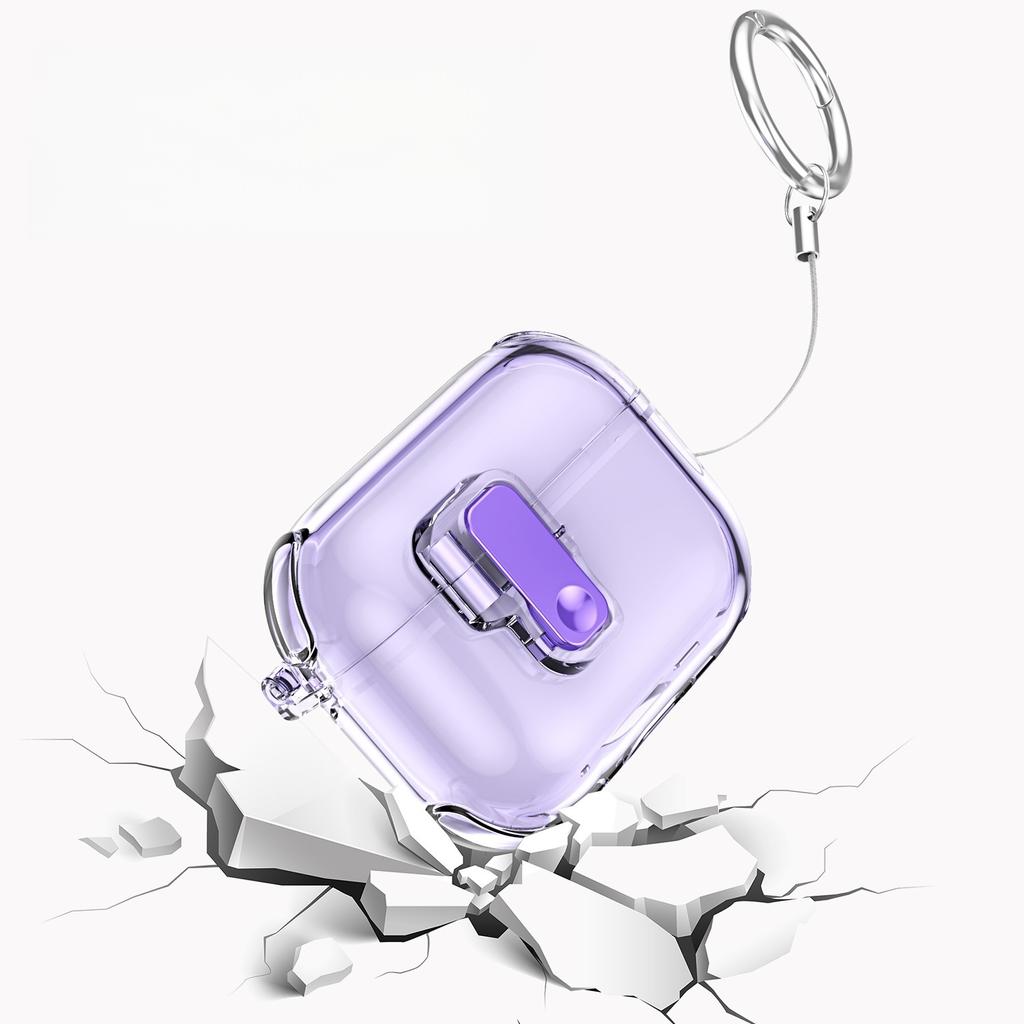 For AirPods Pro 3 Case(2025) New Safety Lock Protective Cover For AirPods Pro 3rd Generation Case Accessories For AirPods Pro 3