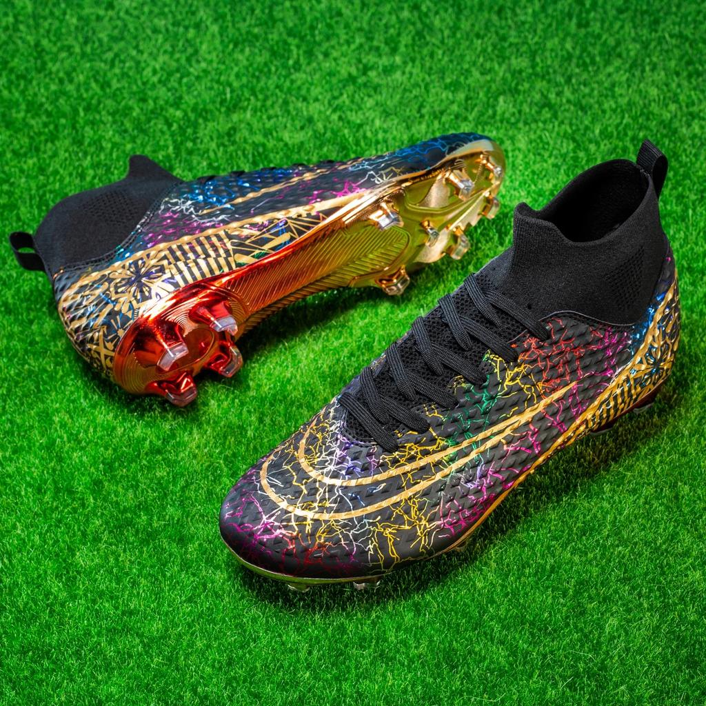 Men Football Shoes Society Football Boots Cleats Casual Professional Outdoor Sport Students Grass Workout Unisex Boy Football Boots
