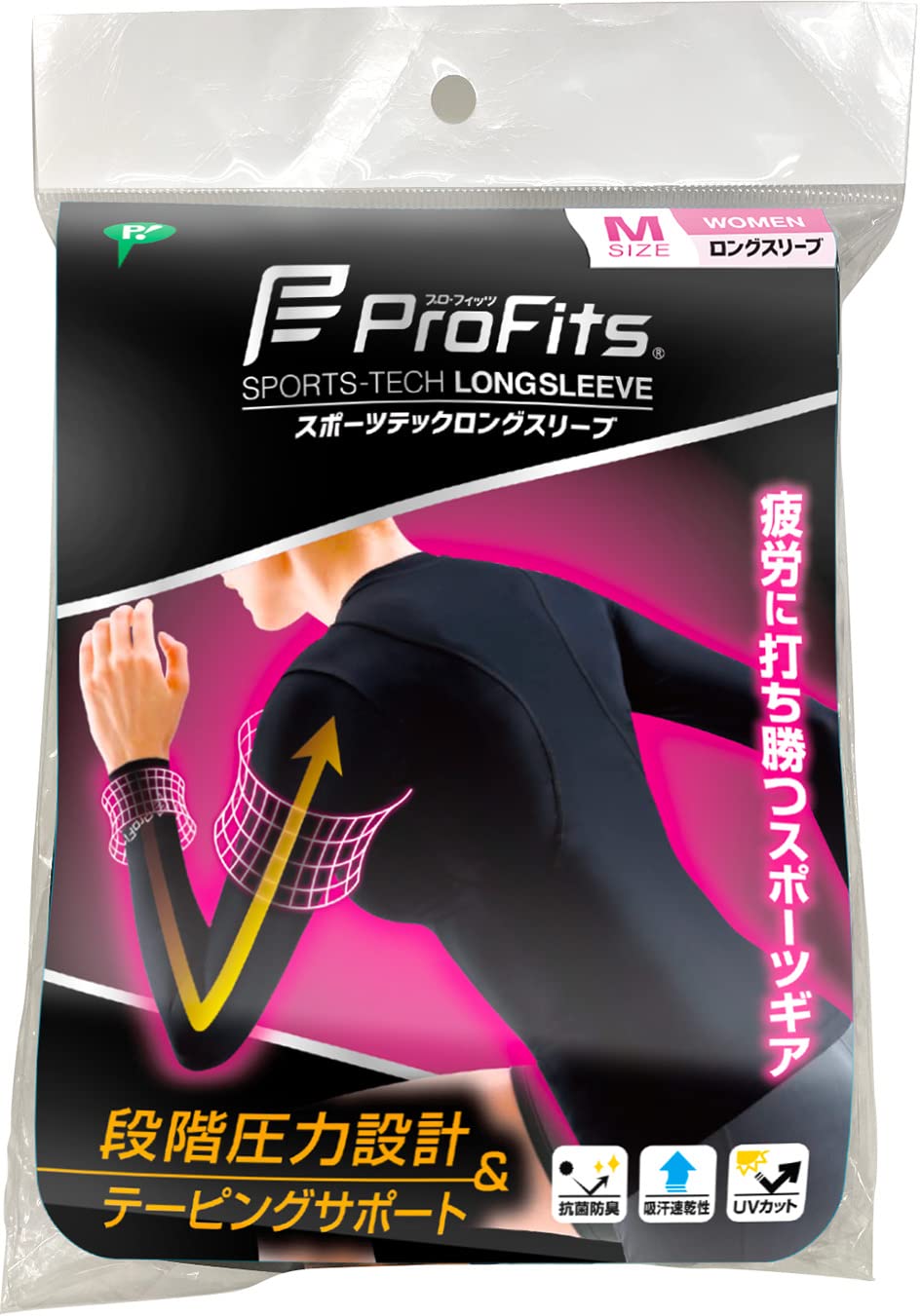 

Pro Fits Sport Tech Лонгслив M Женский чёрный