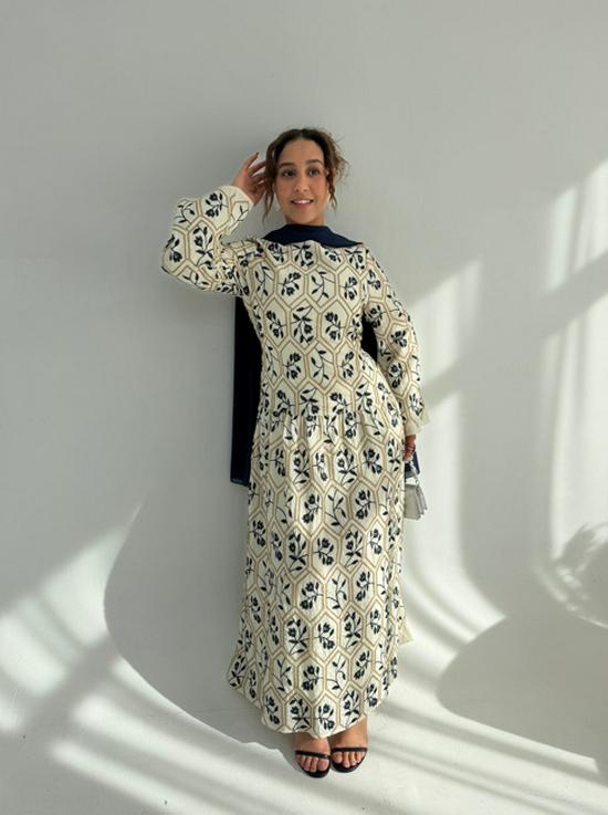 Aiyirui 3D Embroidered Dress 1095 - European & American Style L