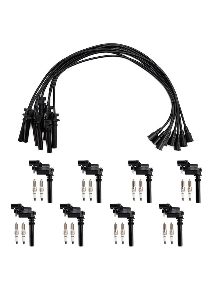 UF378 Ignition Coil+Spark Plug+Wire Set For Dodge Ram 1500 2500 3500 5.7L V8