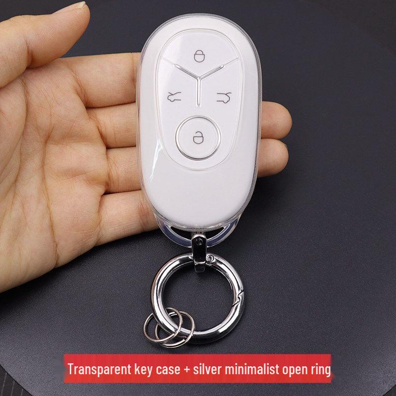 Ultra-thin Transparent Key Case for Geely Vision 2024-2026 Models
