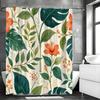 Shower curtains Tropical plants, leaves Shower curtains Waterproof shower curtains Stylish unit shower curtains 1 Polyester Bath