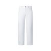 GIOVANNI VALENTINO Men's White Cotton Stretch Relaxed Jeans