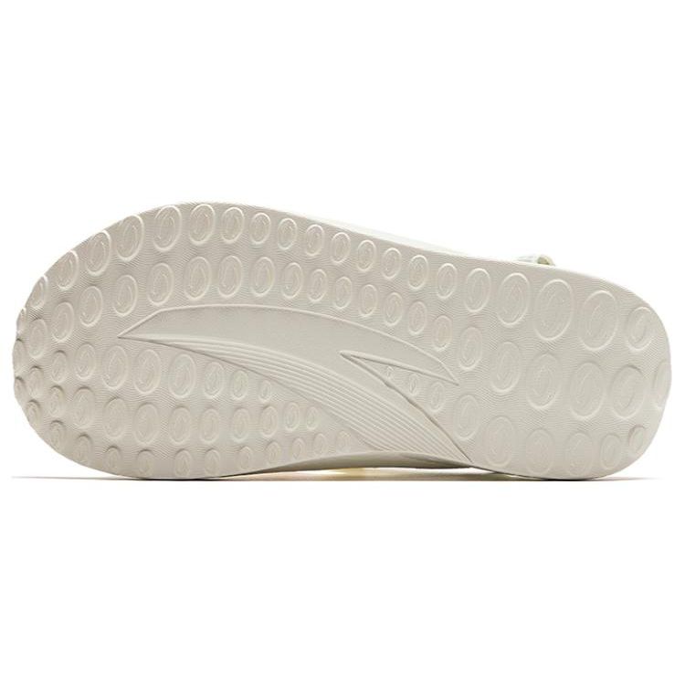 Anta Lifestyle Series Casual Comfortable Beach Sandals Women Sandals White Gray Green 922428504-1