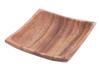 Fuji Boeki Acacia Dishware, 11cm Wide Square Trays/Plates, Set of 6, Product Number 23882