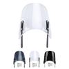 Motorcycle Front Windshield Unbreakable PMMA Panel Front Wind Deflector with Mount Bracket for Scram