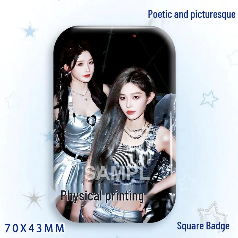 Yi CP Concert Support: Poetry & Painting Acrylic Keychain, Bag Brooch, Star Badge Ornament