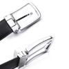 Belt Men'S Belt, Two-Layer Cowhide Zinc Alloy Pin Buckle Casual Men'S Leather Belt
