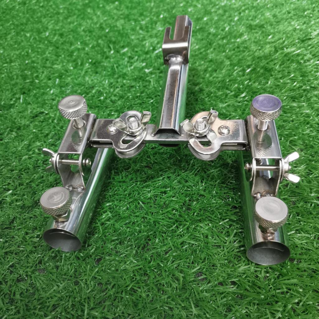 Adjustable Double Rod Holder: Multifunctional Fishing Bracket with Double Heads