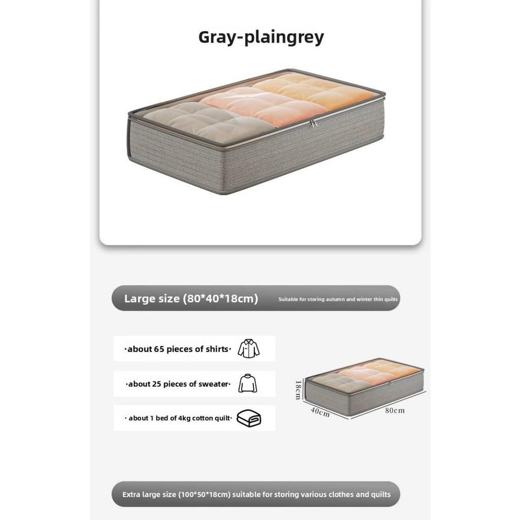 Organizér a úložná skříň pod postel, Skládací úložná taška pod postel, Výkonná funkce, Nezabírá místo, Úložný prostor pod postel