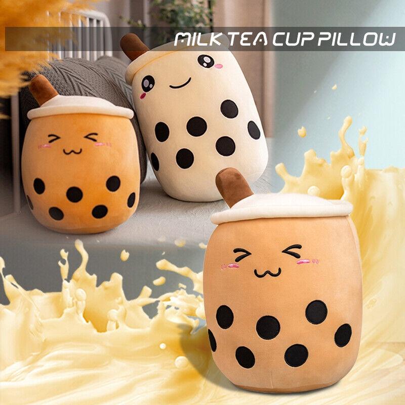 24355070cm Bubble Tea Boba Cup Soft Stuffed Plush Pillow Cushion Kawaii Cute