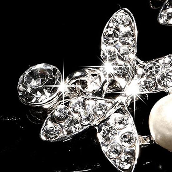 Fashion Women Rhinestone Flower Wedding Bridal Party Headband Headdress Jewelry