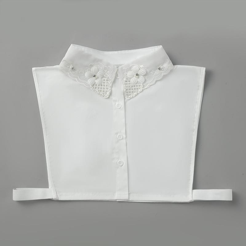 Hollow Pearl Fake Collar Decorative Fake Collar Flower Women'S Shirt Collar Fake Collar Versatile Fake Collar