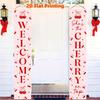 Happy Birthday Porch Sign She 1 Pair Polyester 30.48x179.83cm Indoor Outdoor Decor