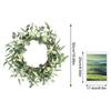 20 Inch Artificial Garland, Large Spring Wreath, Front Door Wreath, Holiday Celebration, Window Wall Party Decoration,Artificial Leaf Garland