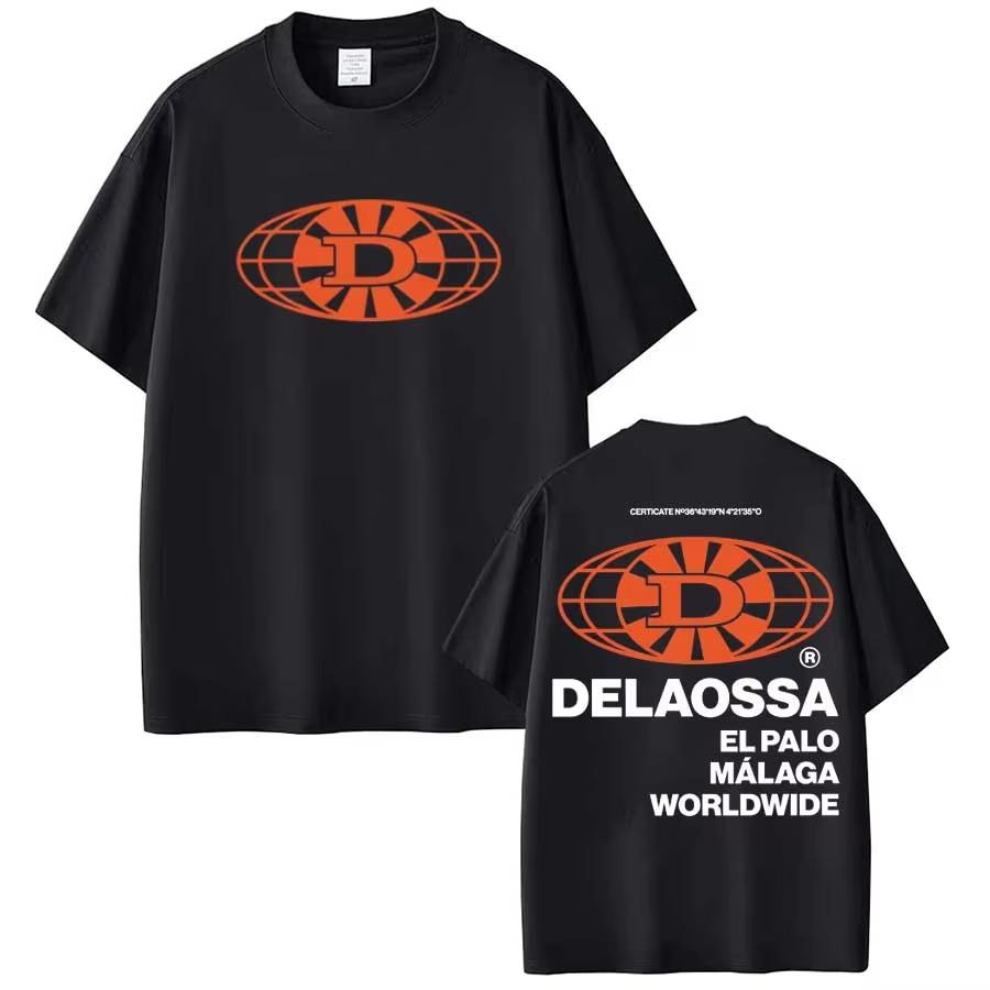 Rapper Delaossa Veneno Album Tour T Shirt for Men Women Hiphop Streetwear 2026 Springsummer Tops Pure Cotton TShirt
