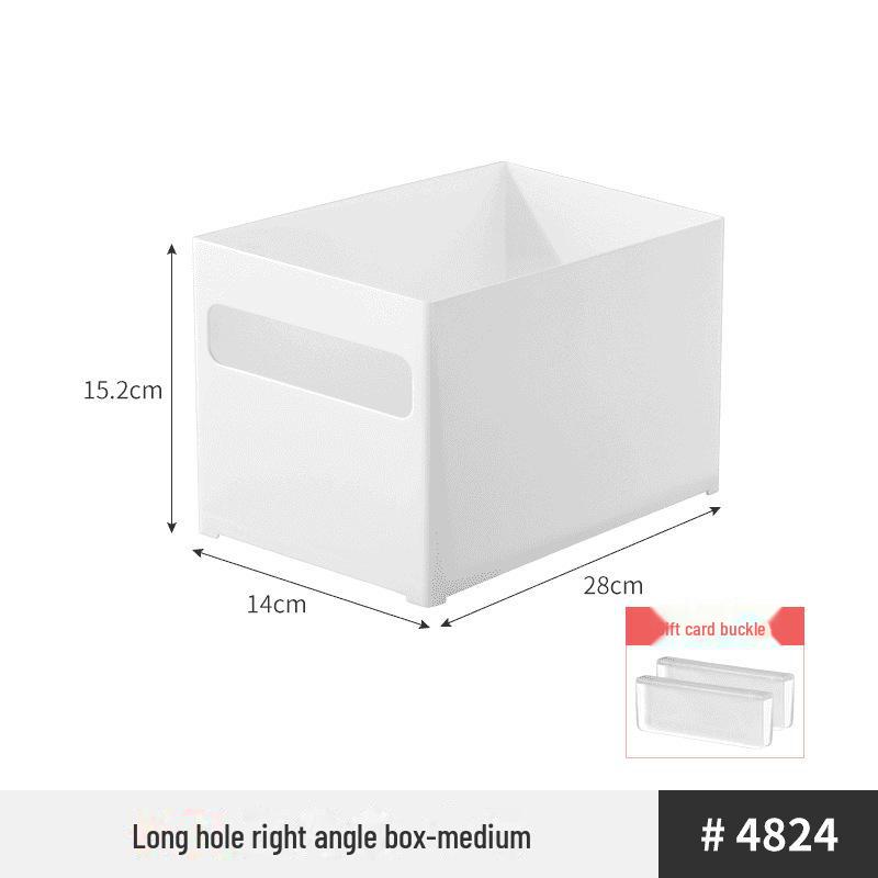 Einziehbare rechtwinklige Aufbewahrungsbox für die Küche: Schmaler Organizer aus Kunststoff für Kleinigkeiten