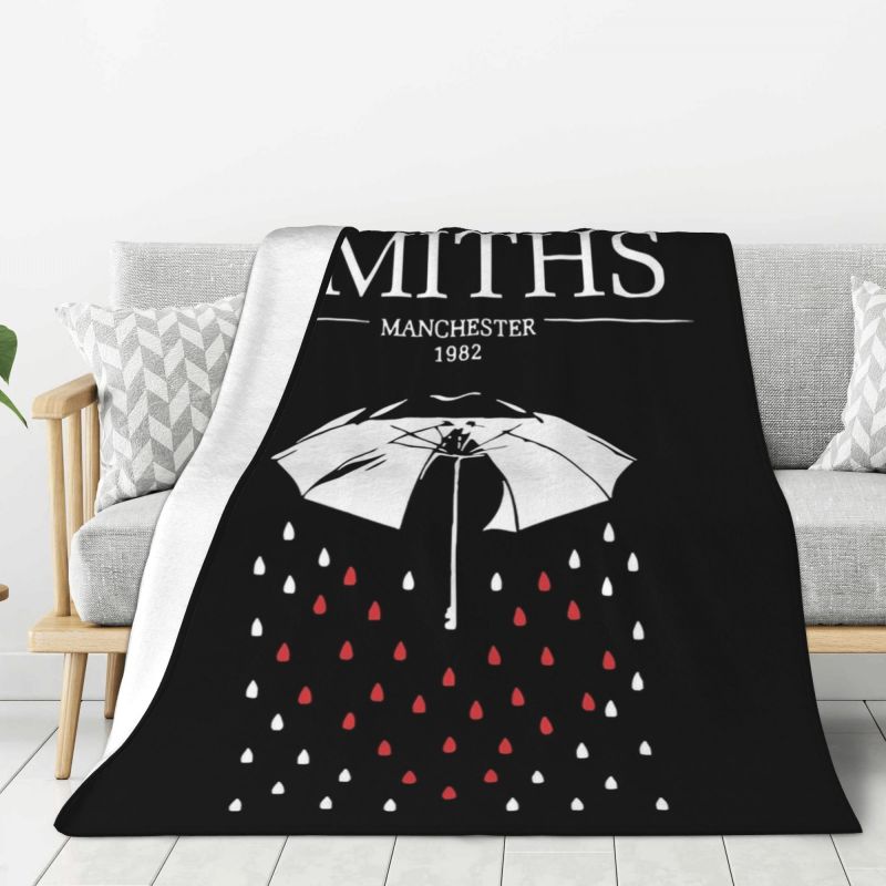 Custom Alternative Rock Band Smiths Blanket 3D Printed Soft Flannel Fleece Warm Throw Blankets for Travel Bedding Couch Quilt